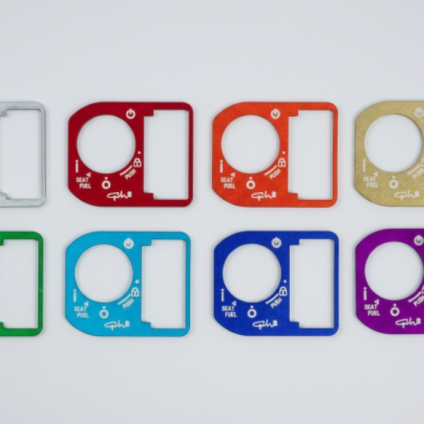 Miếng dán ổ khoá smartkey GH Racing nhôm CNC
