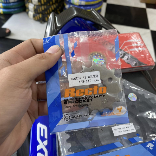 Nhông Recto 14T cho Exciter chính hãng