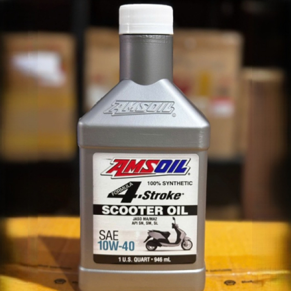Nhớt Amsoil 10W40 Scooter 4 Stroke 946ml