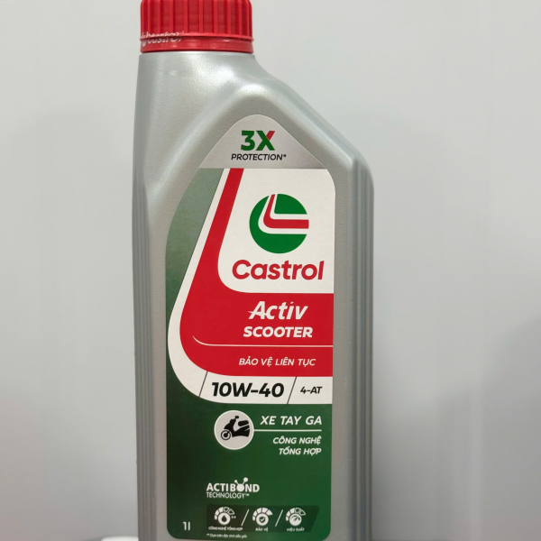 Nhớt Castrol Activ Scooter 10W40 1L dành cho xe tay ga