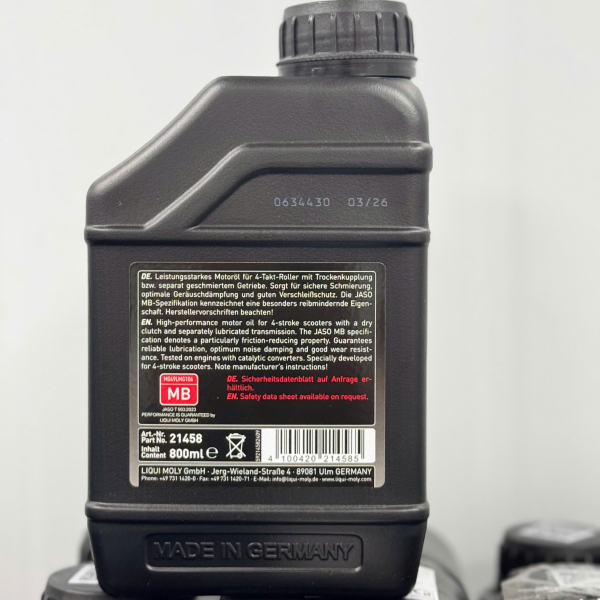 Nhớt Liqui Scooter Formula 10W40 0.8L
