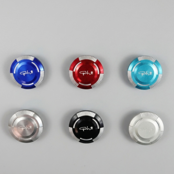 Nút che chân kính GH Racing nhôm CNC cho Lead ABS