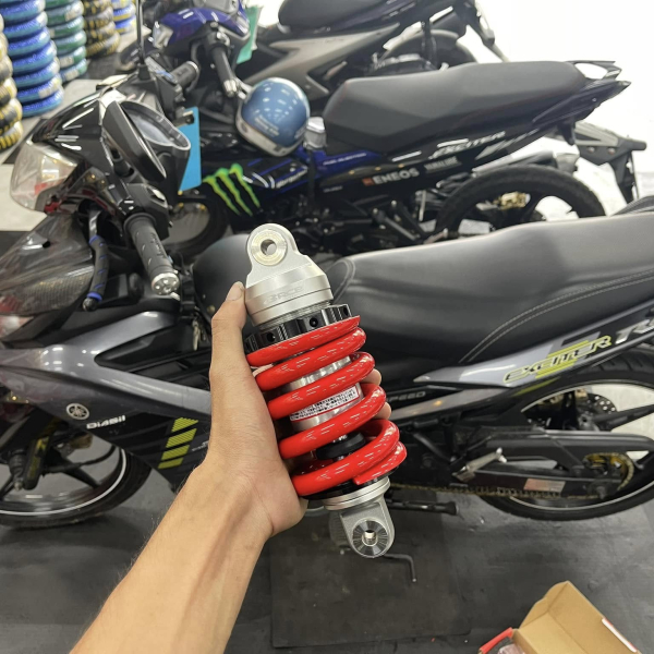 Phuộc RCB E2 cho Exciter 135 cao 203mm chính hãng