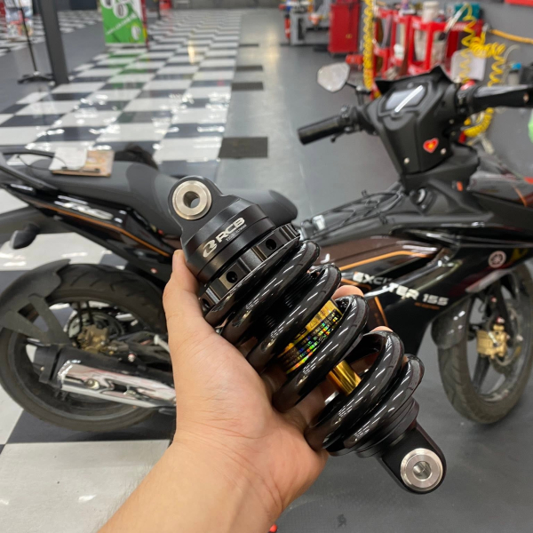 Phuộc RCB E2 ty vàng cho Exciter 150, 155 chính hãng