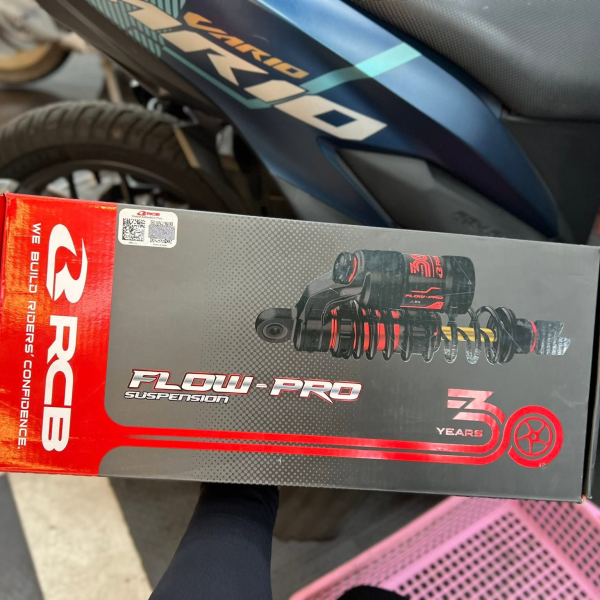 Phuộc RCB Flow Pro ty vàng cho Vario, Click bản kỷ niệm 30 năm chính hãng