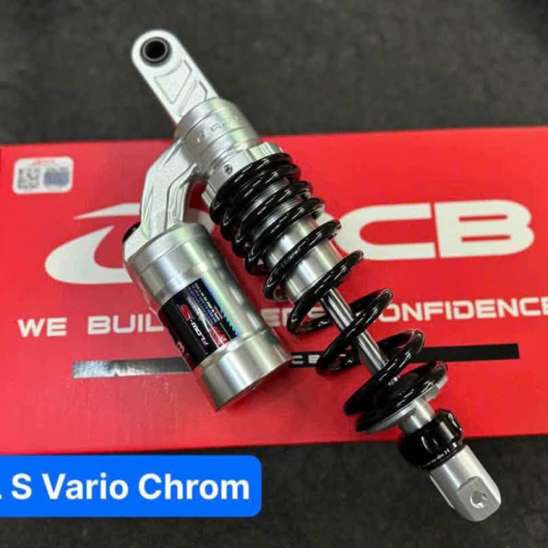 Phuộc RCB Flow S cho Vario, Click 125/150 màu crom chính hãng