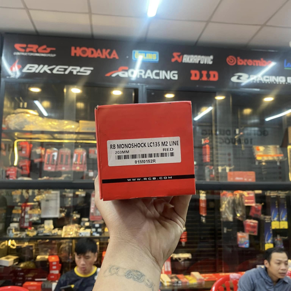 Phuộc RCB M2 cho Exciter 135 chính hãng cao 203mm