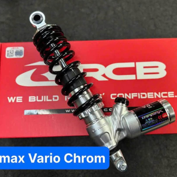 Phuộc RCB Tarmax cho Vario, Click 125/150 màu crom chính hãng