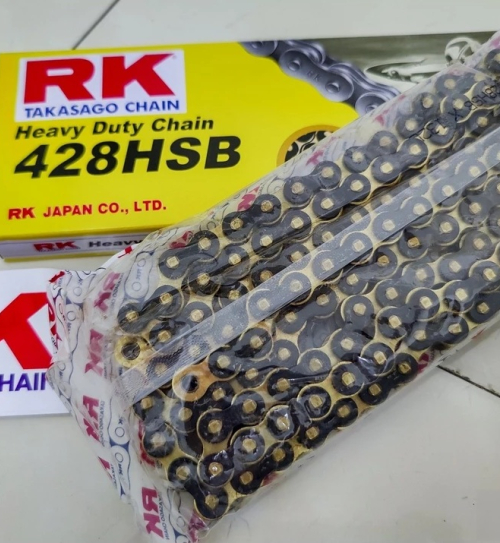 Sên RK vàng đen 428HSB - 132L chính hãng