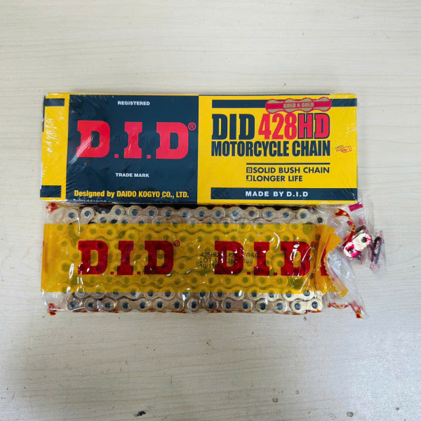 Sên vàng DID 10 ly 428HD 124 mắc chính hãng