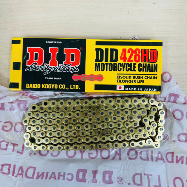 Sên vàng DID 10 ly 428HD 130 mắc chính hãng