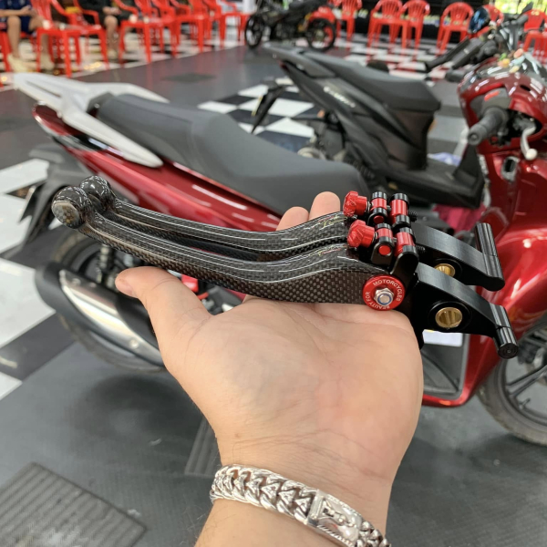 Tay thắng Carbon cho Honda SH 2 thắng đĩa SH 125/150i, SH300i, SH350i,....