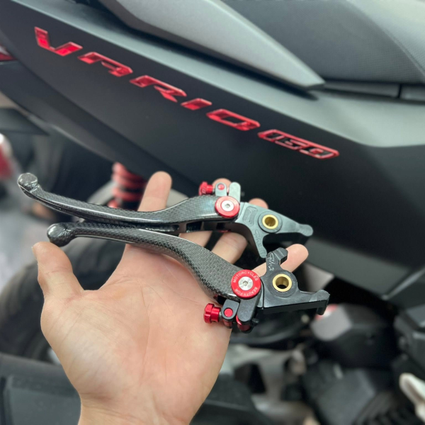Tay thắng Carbon cho Vario 160, PCX 160